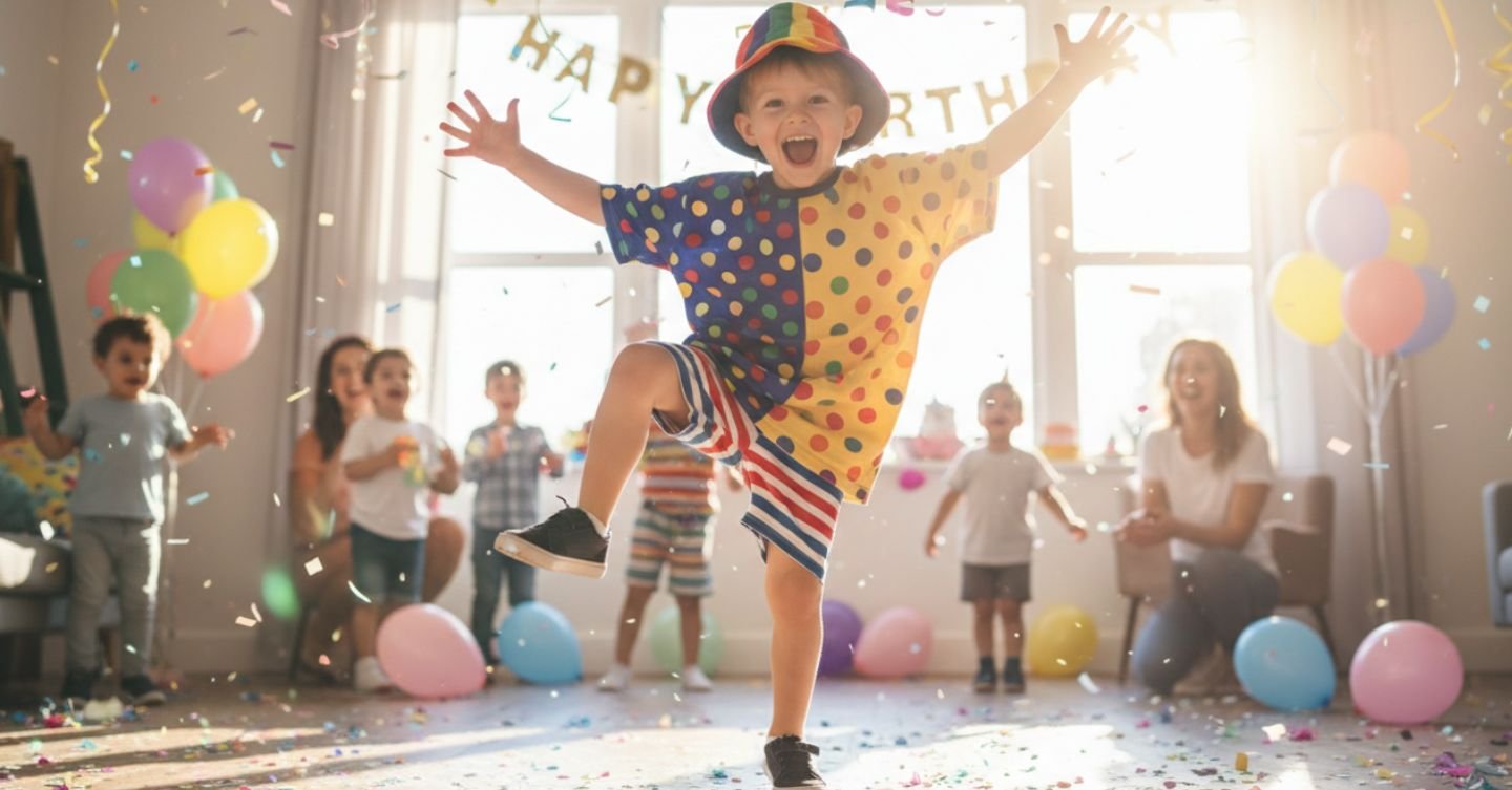 kid doing a funny dance